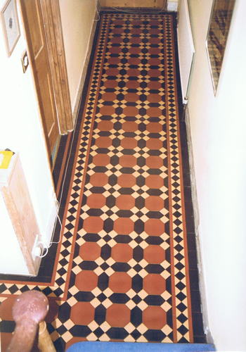 White olde british tiles