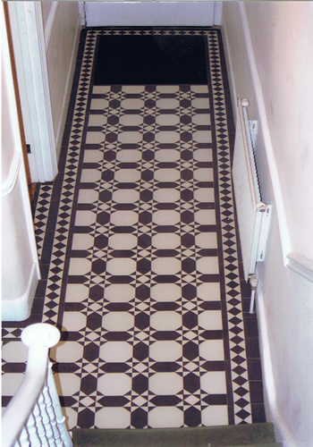 White olde english tiles